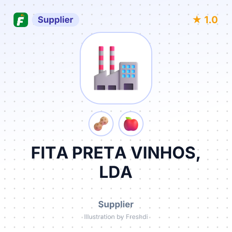 FITA PRETA VINHOS, LDA – summary card, no photo uploaded yet