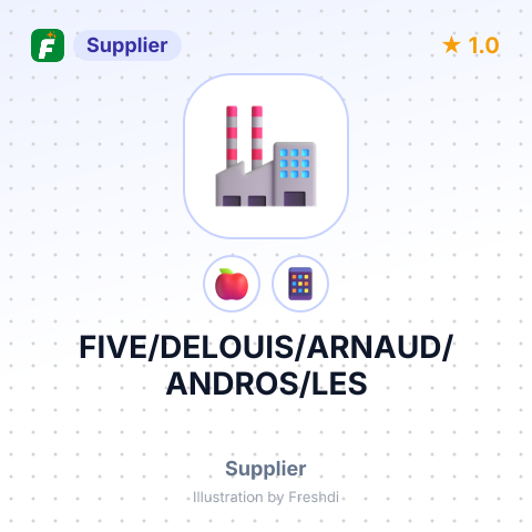 FIVE/DELOUIS/ARNAUD/ANDROS/LES – summary card, no photo uploaded yet