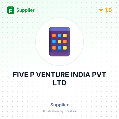 FIVE P VENTURE INDIA PVT LTD – summary card, no photo uploaded yet