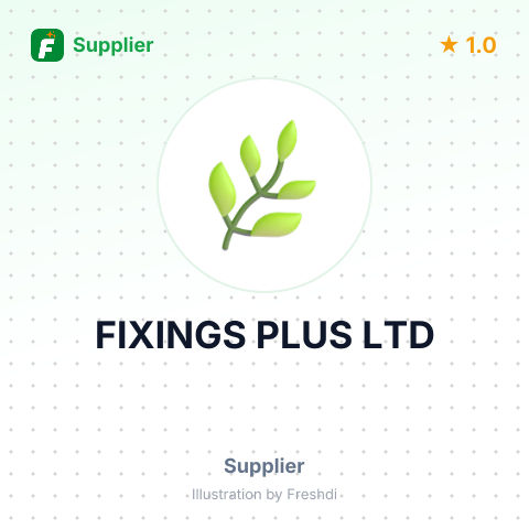 FIXINGS PLUS LTD – summary card, no photo uploaded yet