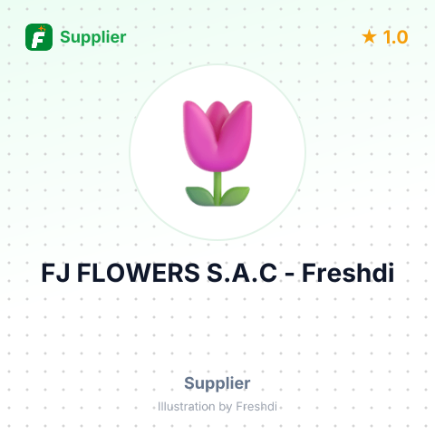FJ FLOWERS S.A.C – summary card, no photo uploaded yet