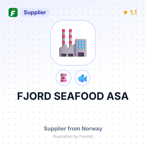 FJORD SEAFOOD ASA – summary card, no photo uploaded yet