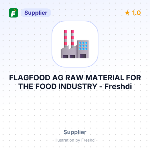 FLAGFOOD AG RAW MATERIAL FOR THE FOOD INDUSTRY – summary card, no photo uploaded yet
