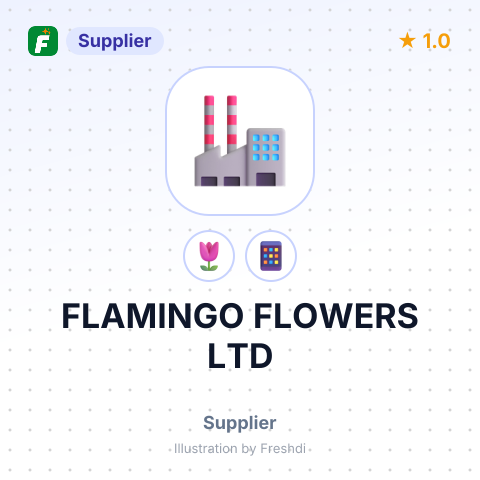 FLAMINGO FLOWERS LTD – summary card, no photo uploaded yet