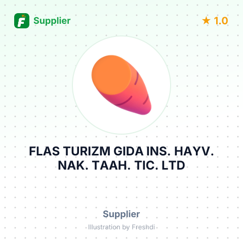 FLAS TURIZM GIDA INS. HAYV. NAK. TAAH. TIC. LTD – summary card, no photo uploaded yet