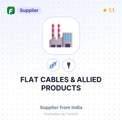 FLAT CABLES & ALLIED PRODUCTS – summary card, no photo uploaded yet