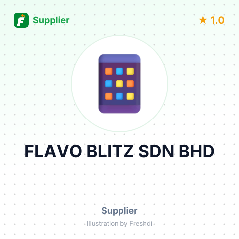 FLAVO BLITZ SDN BHD – summary card, no photo uploaded yet