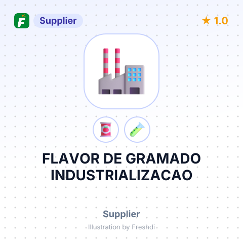 FLAVOR DE GRAMADO INDUSTRIALIZACAO – summary card, no photo uploaded yet