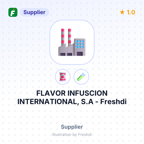FLAVOR INFUSCION INTERNATIONAL, S.A – summary card, no photo uploaded yet