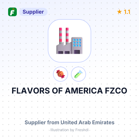 FLAVORS OF AMERICA FZCO – summary card, no photo uploaded yet