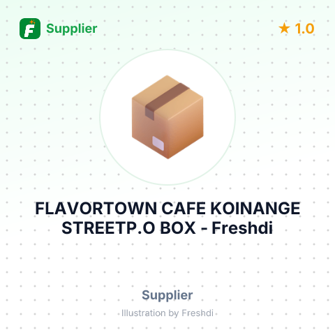 FLAVORTOWN CAFE KOINANGE STREETP.O BOX – summary card, no photo uploaded yet