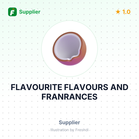 FLAVOURITE FLAVOURS AND FRANRANCES – summary card, no photo uploaded yet
