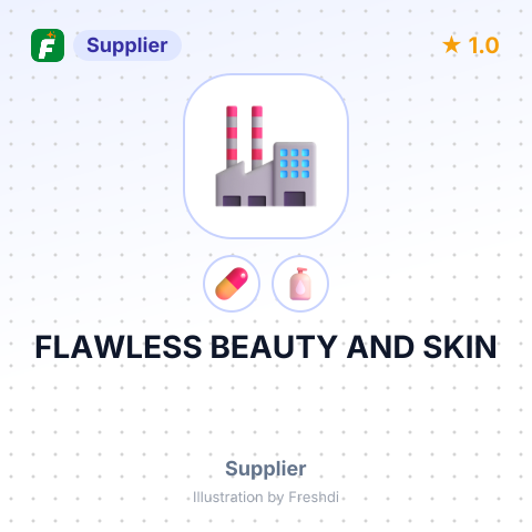 FLAWLESS BEAUTY AND SKIN – summary card, no photo uploaded yet