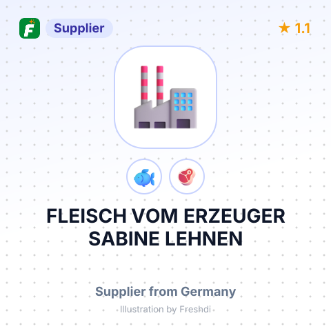 FLEISCH VOM ERZEUGER SABINE LEHNEN – summary card, no photo uploaded yet