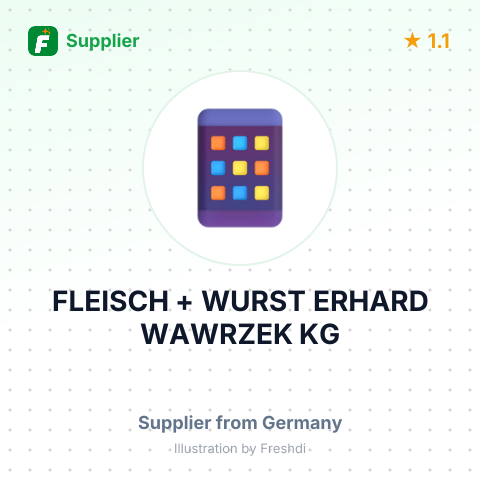 FLEISCH + WURST ERHARD WAWRZEK KG – summary card, no photo uploaded yet