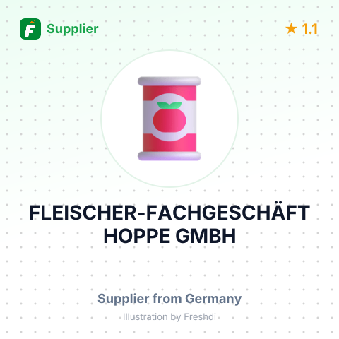 FLEISCHER-FACHGESCHÄFT HOPPE GMBH – summary card, no photo uploaded yet