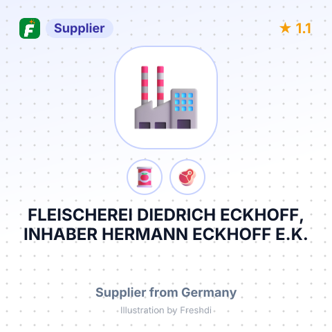 FLEISCHEREI DIEDRICH ECKHOFF, INHABER HERMANN ECKHOFF E.K. – summary card, no photo uploaded yet