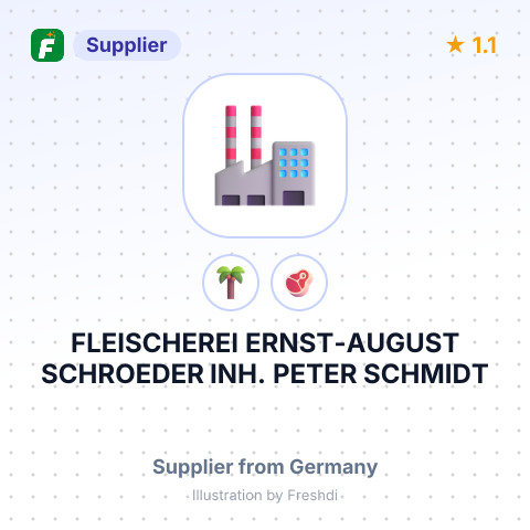 FLEISCHEREI ERNST-AUGUST SCHROEDER INH. PETER SCHMIDT – summary card, no photo uploaded yet