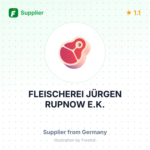 FLEISCHEREI JÜRGEN RUPNOW E.K. – summary card, no photo uploaded yet