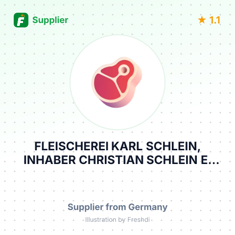 FLEISCHEREI KARL SCHLEIN, INHABER CHRISTIAN SCHLEIN E. KFM. – summary card, no photo uploaded yet