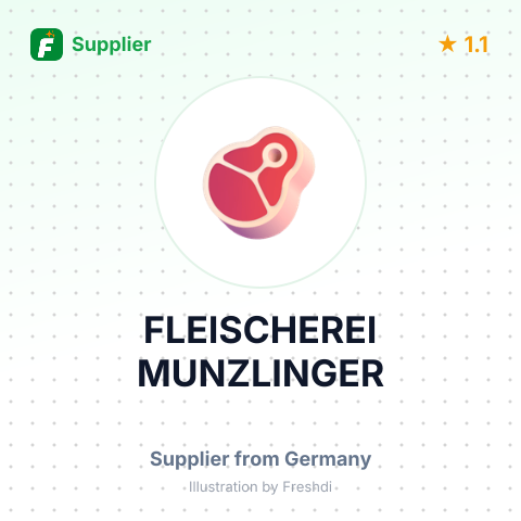 FLEISCHEREI MUNZLINGER – summary card, no photo uploaded yet
