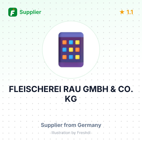 FLEISCHEREI RAU GMBH & CO. KG – summary card, no photo uploaded yet