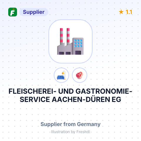 FLEISCHEREI- UND GASTRONOMIE-SERVICE AACHEN-DÜREN EG – summary card, no photo uploaded yet