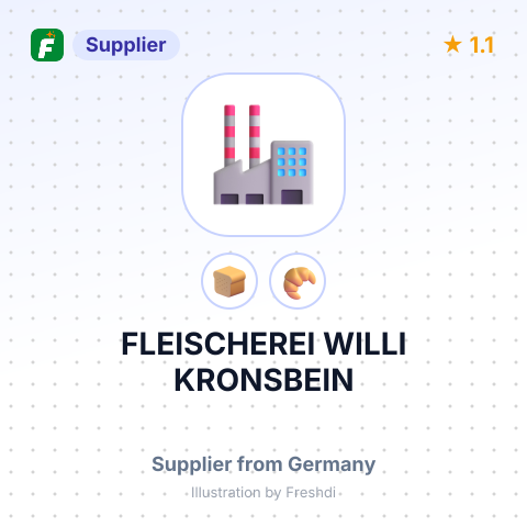FLEISCHEREI WILLI KRONSBEIN – summary card, no photo uploaded yet