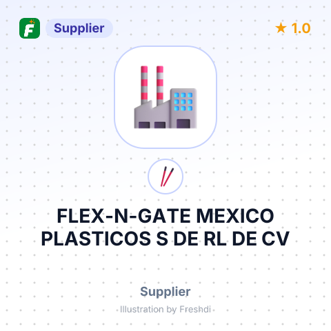 FLEX-N-GATE MEXICO PLASTICOS S DE RL DE CV – summary card, no photo uploaded yet