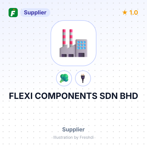 FLEXI COMPONENTS SDN BHD – summary card, no photo uploaded yet