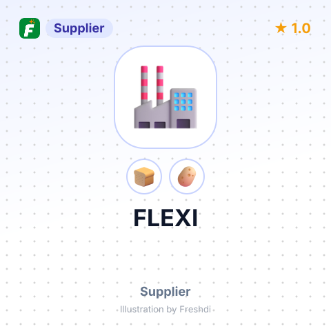 FLEXI – summary card, no photo uploaded yet