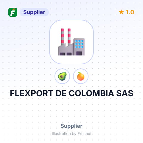 FLEXPORT DE COLOMBIA SAS – summary card, no photo uploaded yet