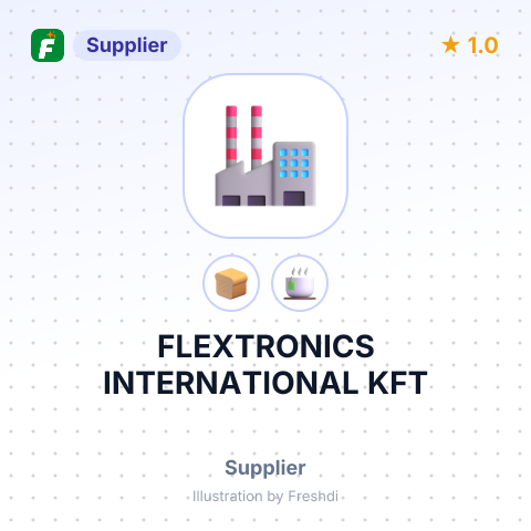 FLEXTRONICS INTERNATIONAL KFT – summary card, no photo uploaded yet