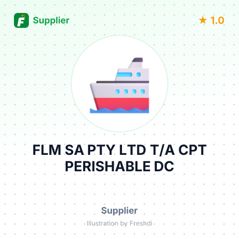 FLM SA PTY LTD T/A CPT PERISHABLE DC – summary card, no photo uploaded yet