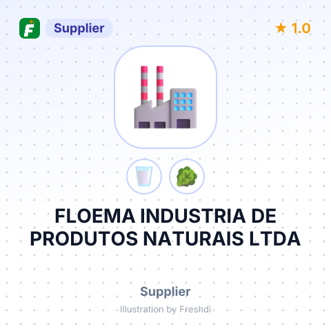 FLOEMA INDUSTRIA DE PRODUTOS NATURAIS LTDA – summary card, no photo uploaded yet