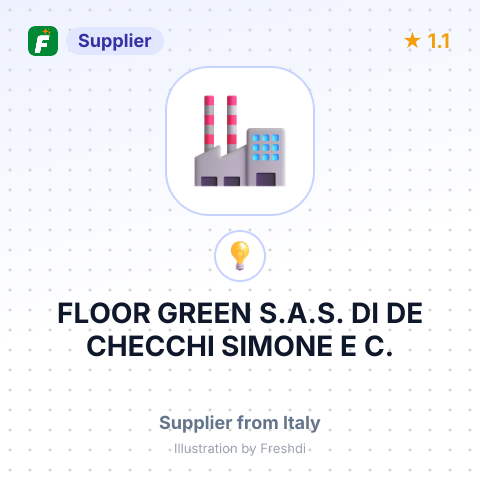 FLOOR GREEN S.A.S. DI DE CHECCHI SIMONE E C. – summary card, no photo uploaded yet