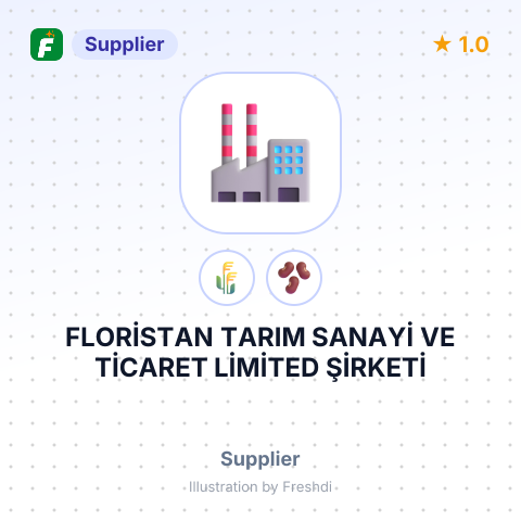 FLORİSTAN TARIM SANAYİ VE TİCARET LİMİTED ŞİRKETİ – summary card, no photo uploaded yet