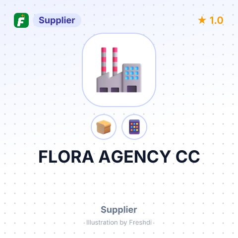 FLORA AGENCY CC – summary card, no photo uploaded yet
