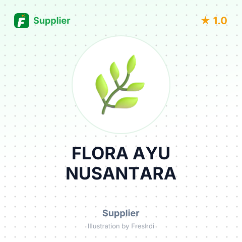 FLORA AYU NUSANTARA – summary card, no photo uploaded yet