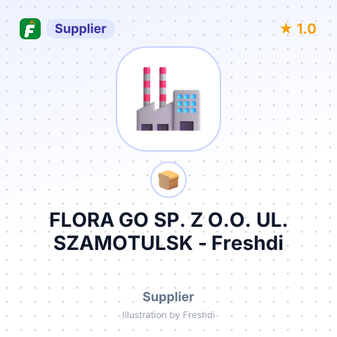 FLORA GO SP. Z O.O. UL. SZAMOTULSK – summary card, no photo uploaded yet