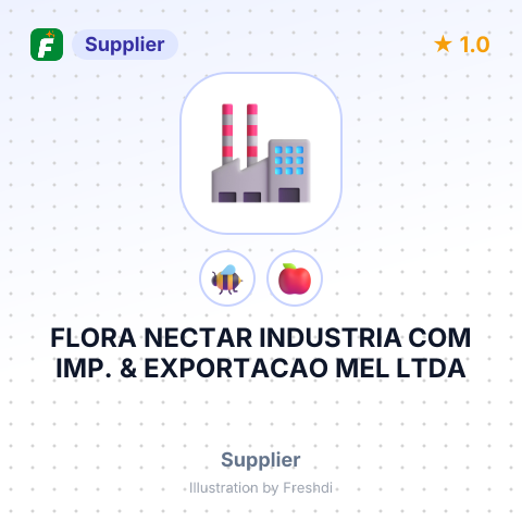 FLORA NECTAR INDUSTRIA COM IMP. & EXPORTACAO MEL LTDA – summary card, no photo uploaded yet