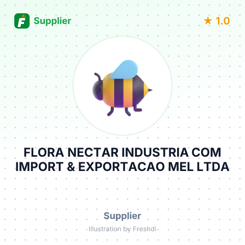 FLORA NECTAR INDUSTRIA COM IMPORT & EXPORTACAO MEL LTDA – summary card, no photo uploaded yet