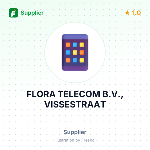 FLORA TELECOM B.V., VISSESTRAAT – summary card, no photo uploaded yet