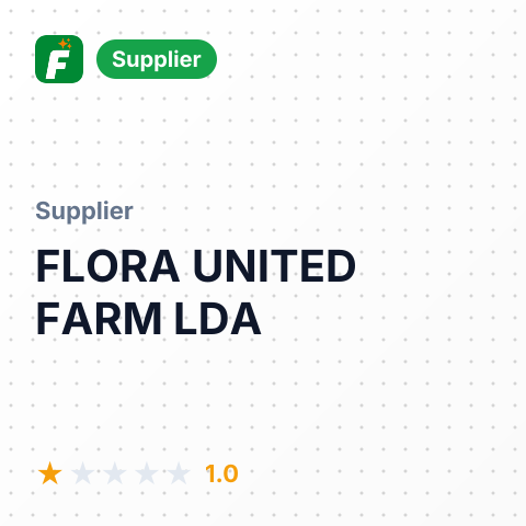 FLORA UNITED FARM LDA – summary card, no photo uploaded yet