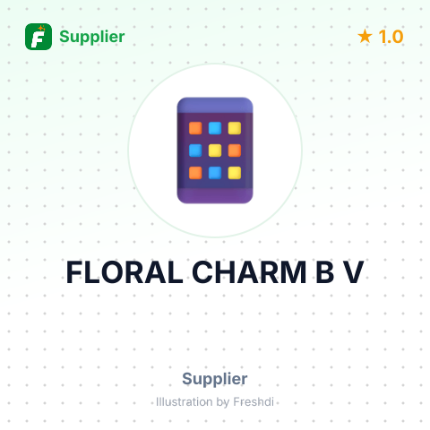 FLORAL CHARM B V – summary card, no photo uploaded yet