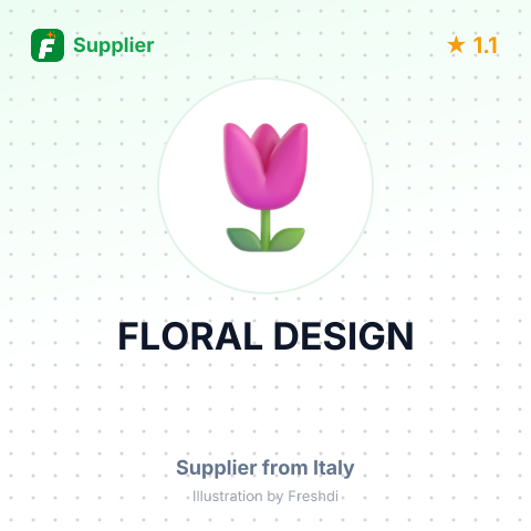 FLORAL DESIGN – summary card, no photo uploaded yet