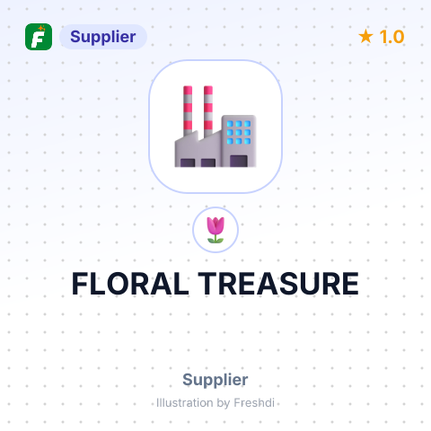 FLORAL TREASURE – summary card, no photo uploaded yet