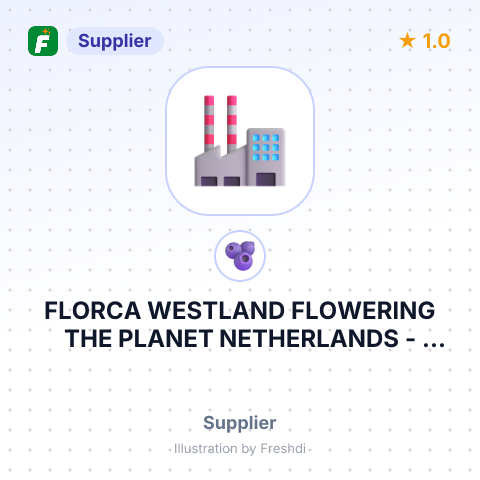 FLORCA WESTLAND FLOWERING THE PLANET NETHERLANDS – summary card, no photo uploaded yet