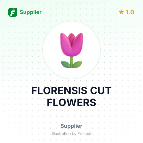 FLORENSIS CUT FLOWERS – summary card, no photo uploaded yet