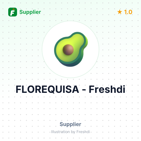 FLOREQUISA – summary card, no photo uploaded yet